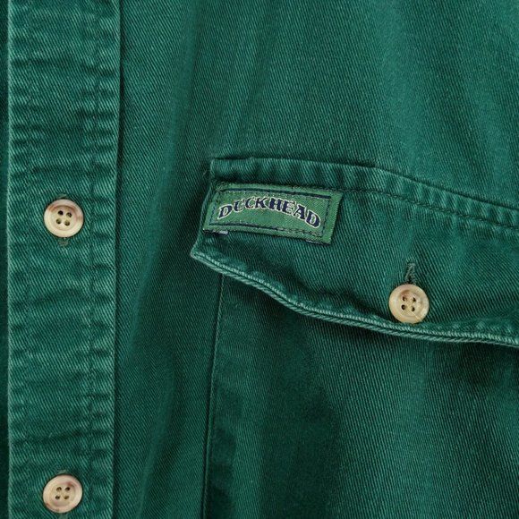 Vintage Duck Head Twill Cotton Flannel Shirt XL - Picture 3 of 9